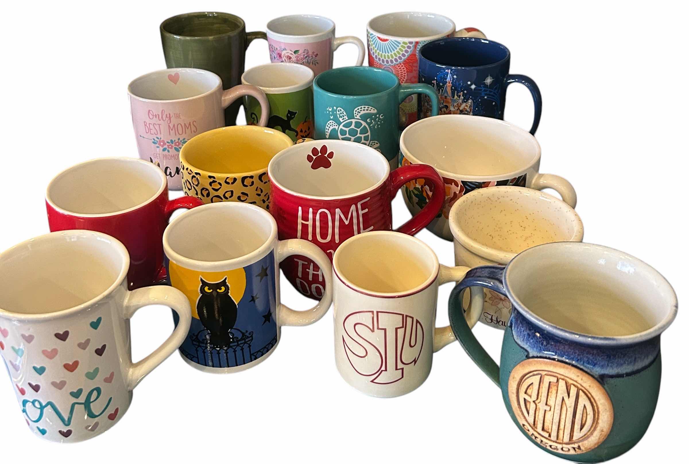 Photo 1 of 16 PC COFFEE MUG ASSORTMENT