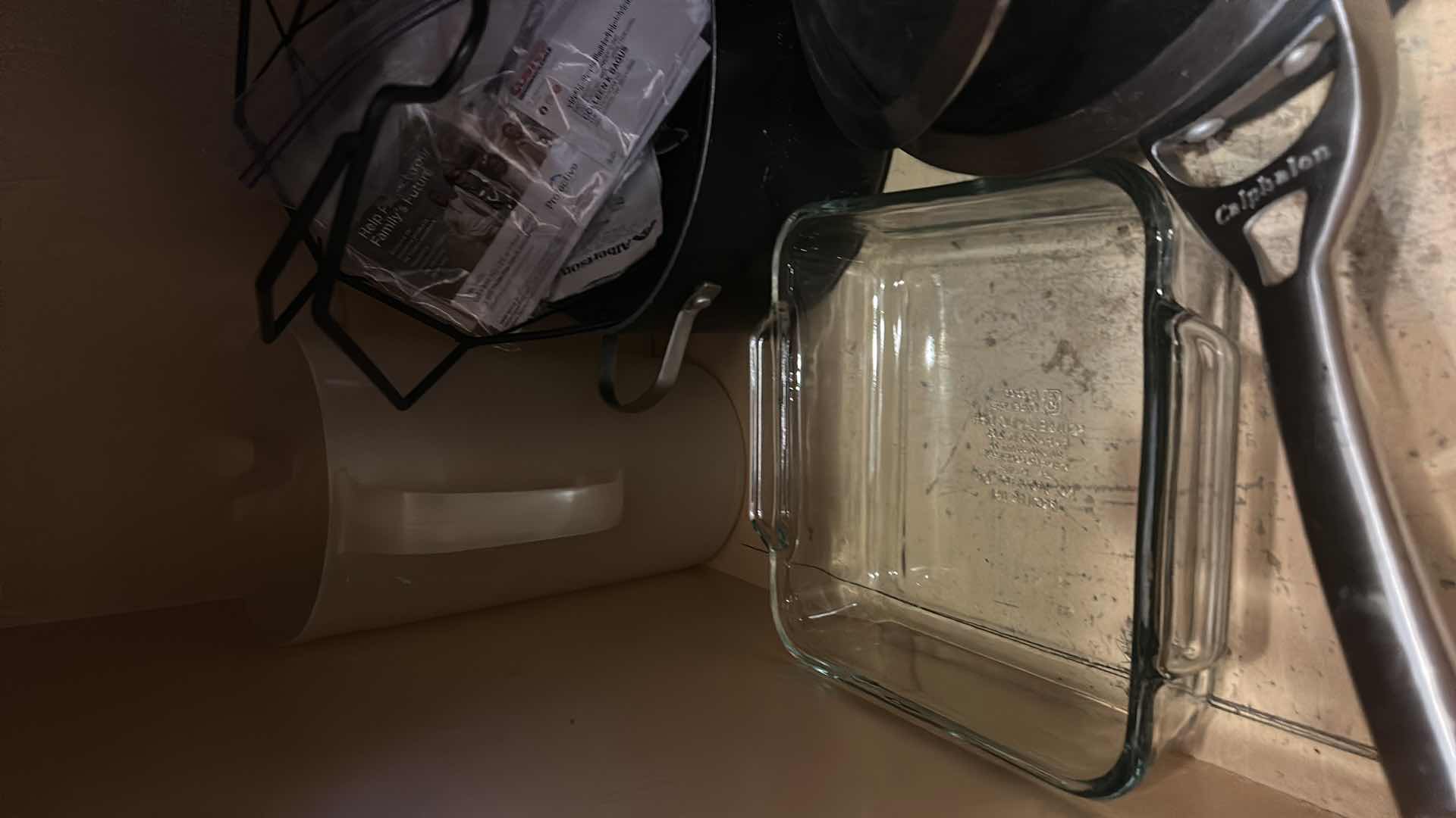Photo 1 of CONTENTS OF KITCHEN CABINET