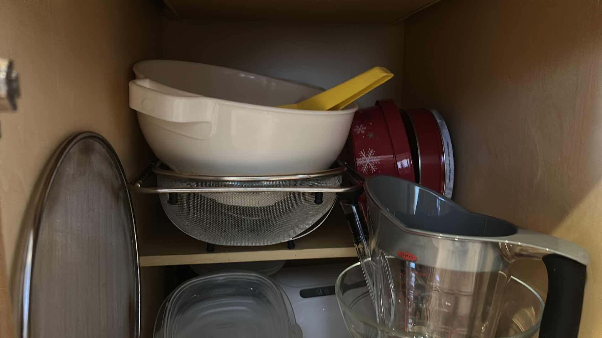 Photo 1 of CONTENTS OF KITCHEN CABINET
