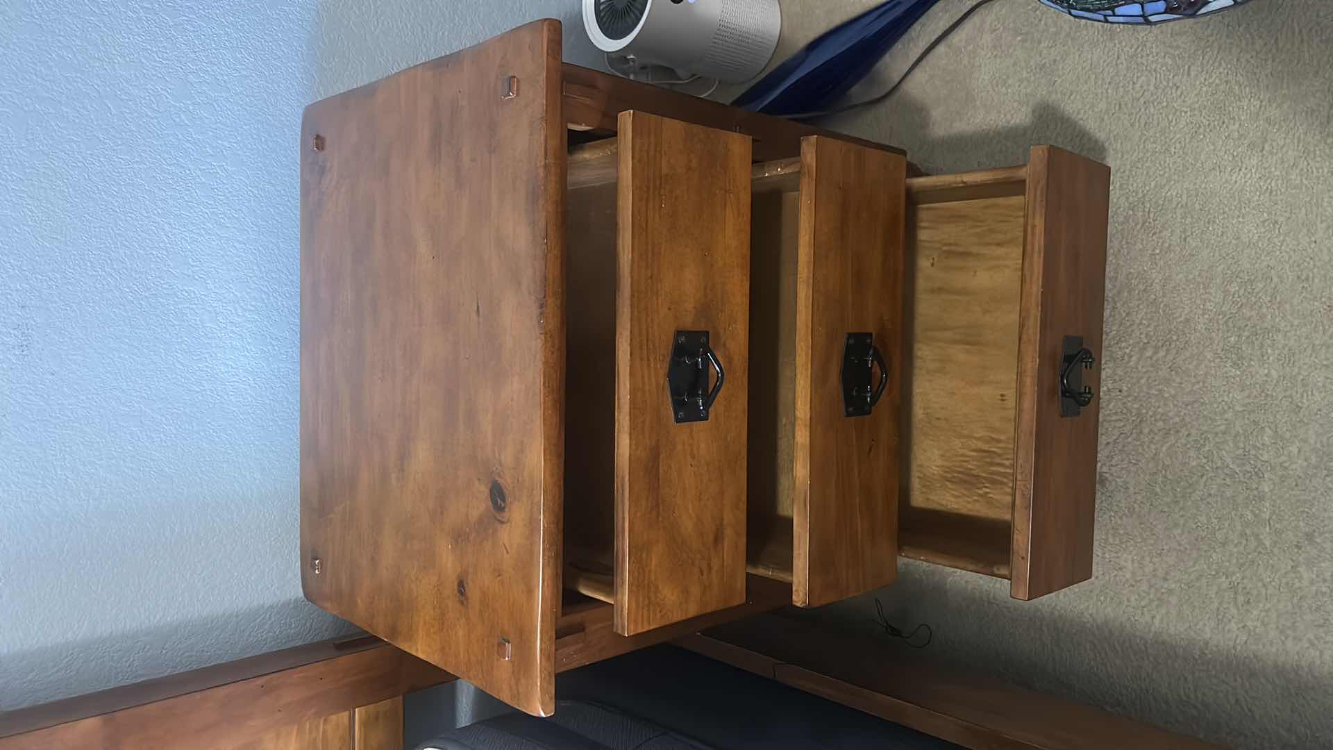 Photo 1 of TRADEWIN WOOD 3 DRAWER NIGHTSTAND 2‘ x 19.75”  x H27 1/2“