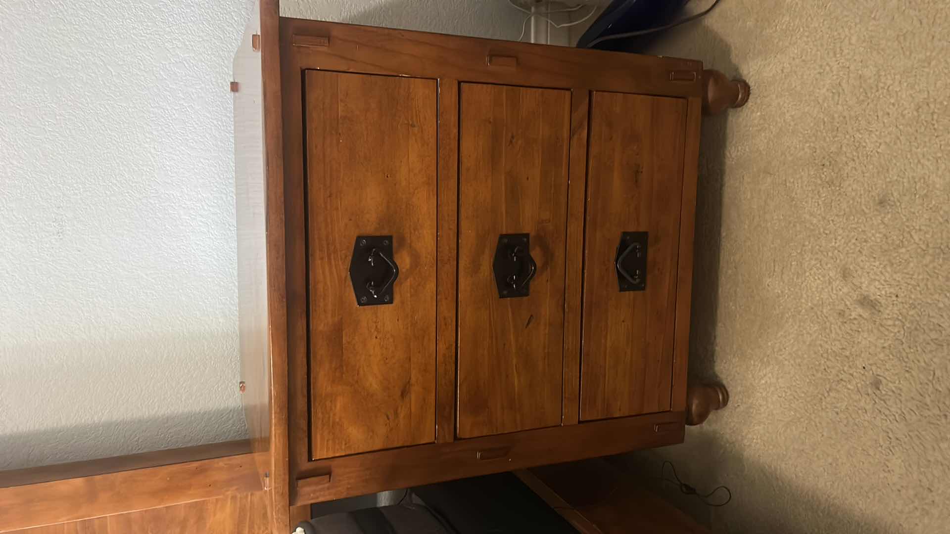 Photo 1 of TRADEWIN WOOD 3 DRAWER NIGHTSTAND 2‘ x 19.75”  x H27 1/2“