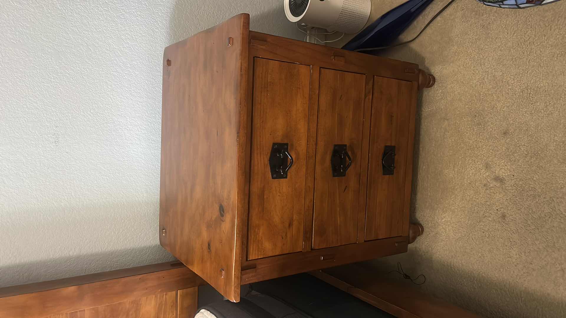 Photo 1 of TRADEWIN WOOD 3 DRAWER NIGHTSTAND 2‘ x 19.75”  x H27 1/2“