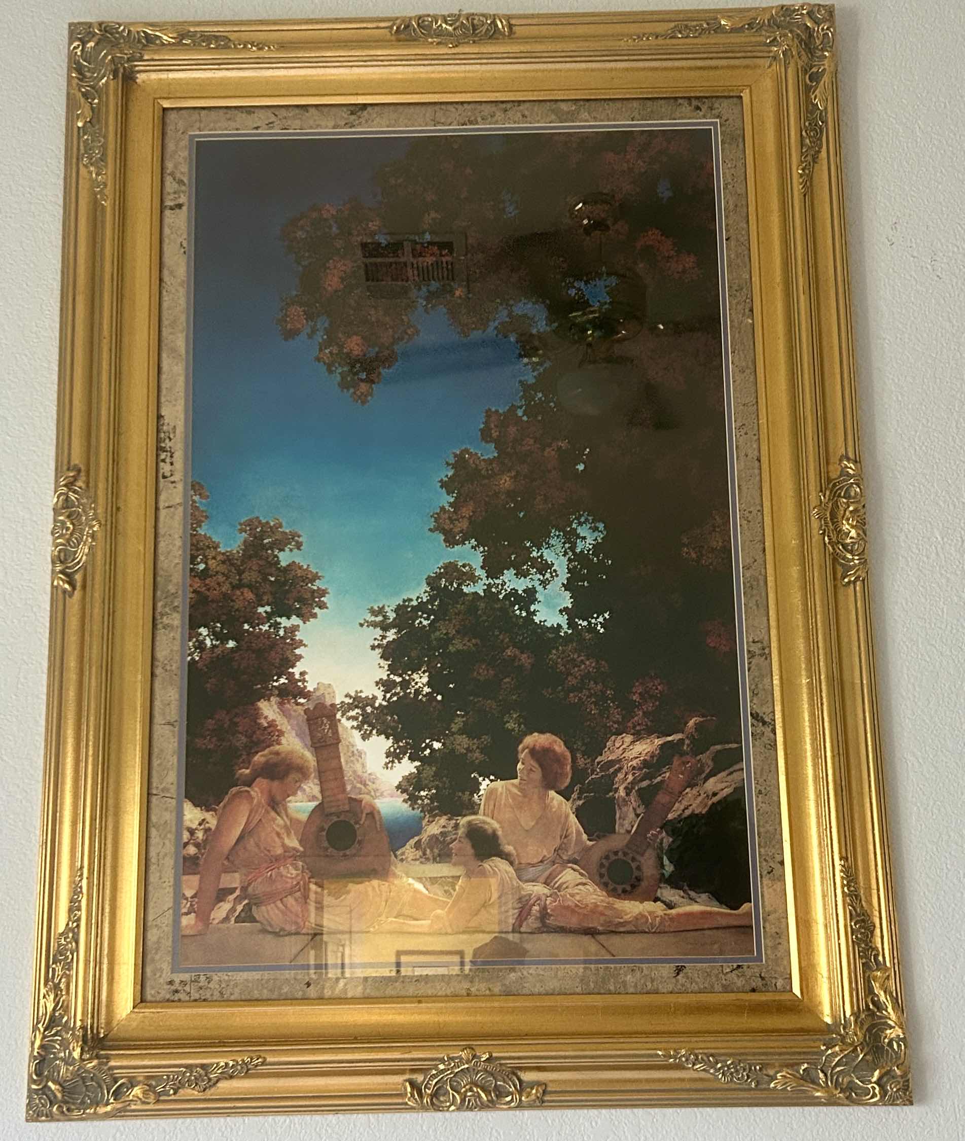 Photo 1 of ORNATELY GOLD FRAMED GRECIAN ARTWORK 43“ x H31 1/2“
