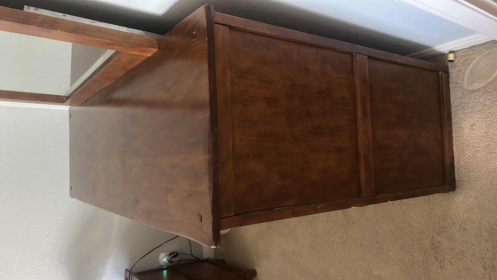Photo 1 of TRADEWIN WOOD 10 DRAWER DRESSER 5’ x 19” x H40.5”AND MIRROR WITH BEVELED GLASS