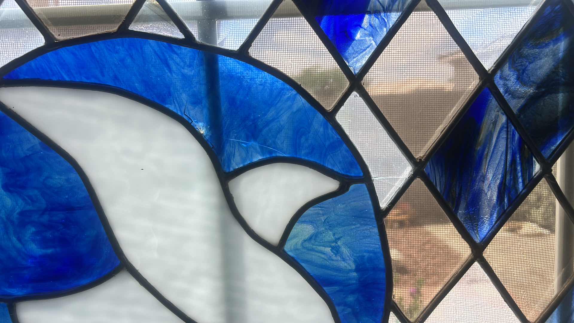 Photo 1 of STAINED GLASS WINDOW 21“ x H26 1/2“