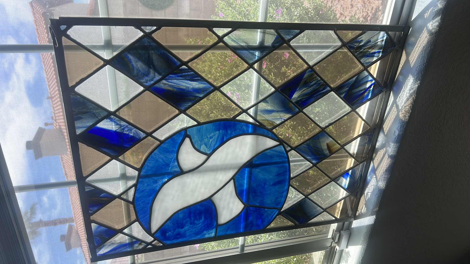 Photo 1 of STAINED GLASS WINDOW 21“ x H26 1/2“