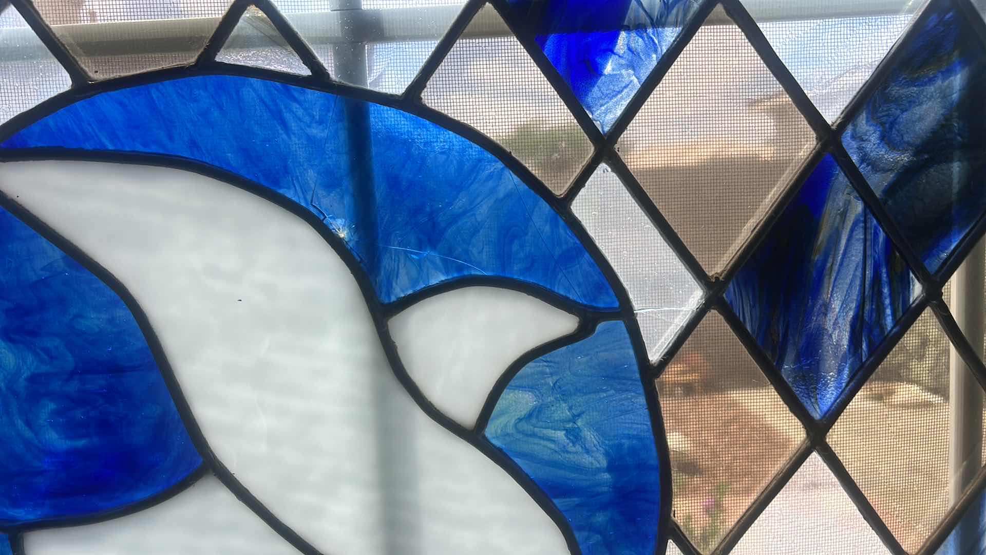 Photo 1 of STAINED GLASS WINDOW 21“ x H26 1/2“