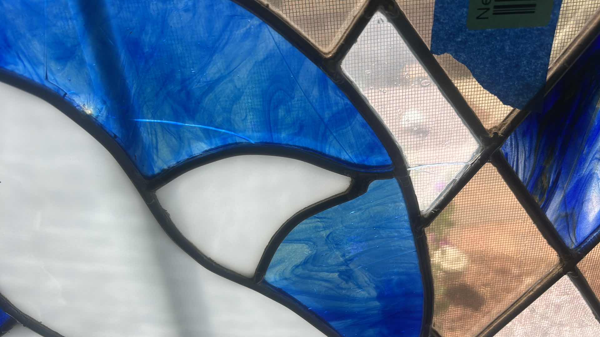 Photo 1 of STAINED GLASS WINDOW 21“ x H26 1/2“