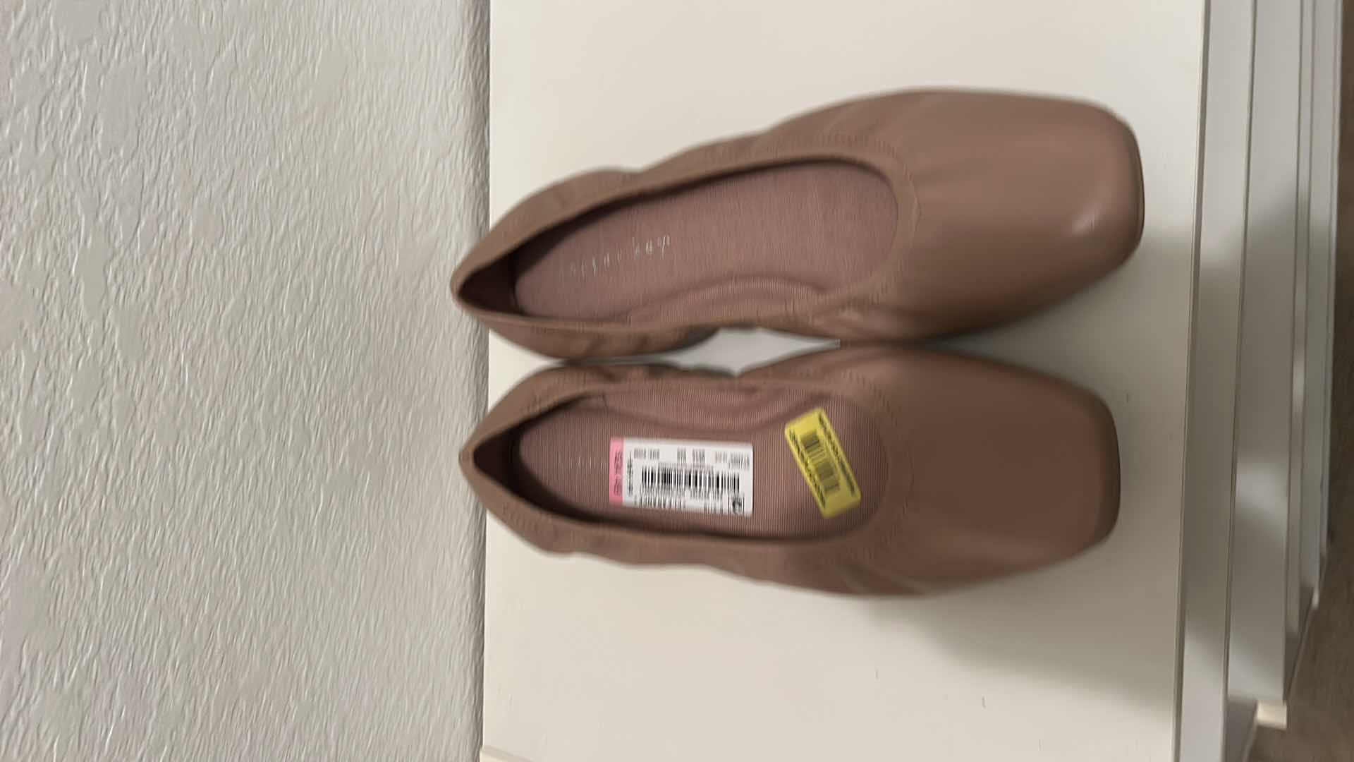 Photo 1 of HANGING SHOE RACK + 1 NEW IN BAG AND 9 PAIRS WOMENS SHOES SIZE 7.5