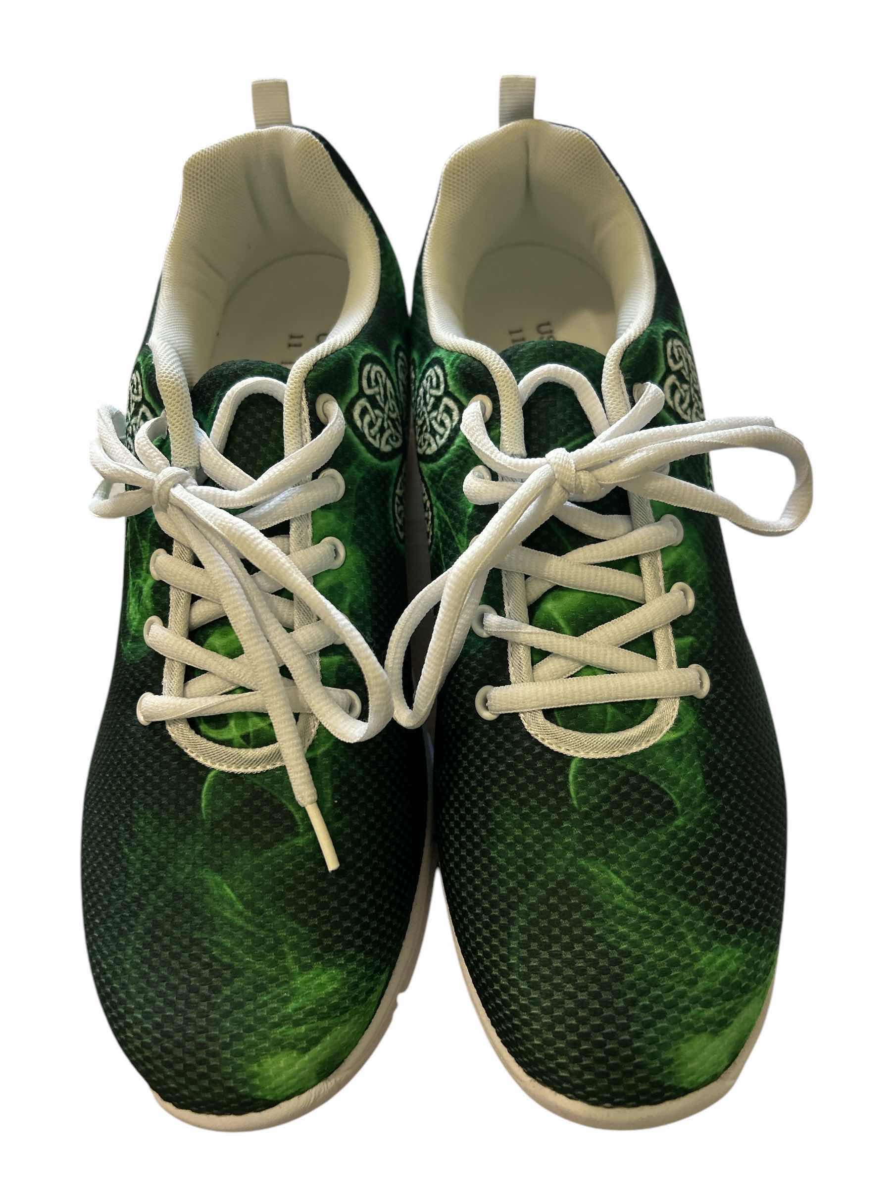 Photo 1 of NEW US 11 GREEN SNEAKERS