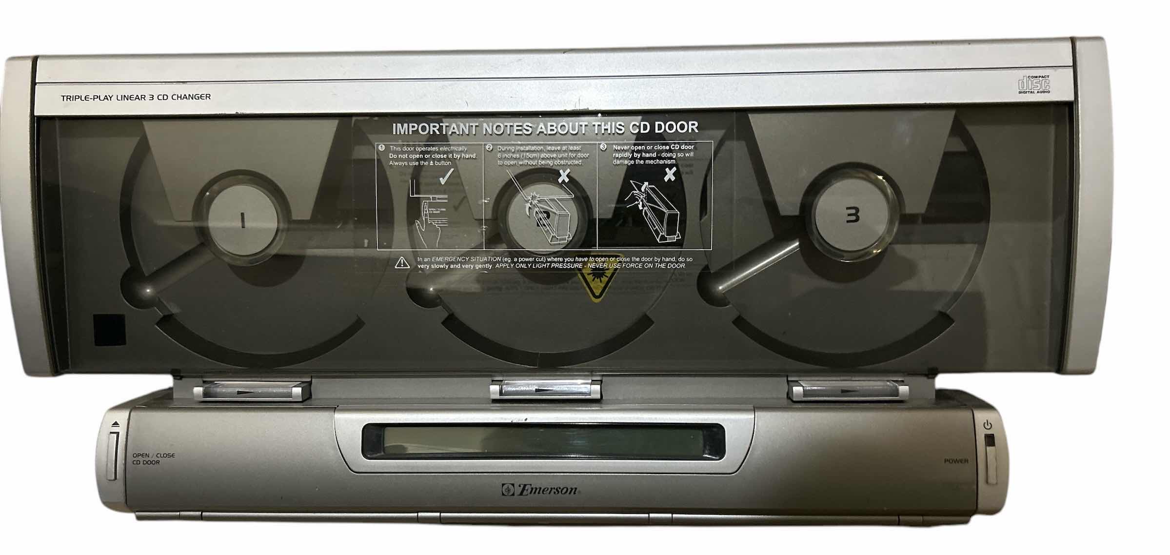 Photo 1 of EMERSON TRIPLE PLAY LINEAR 3 CD CHANGER