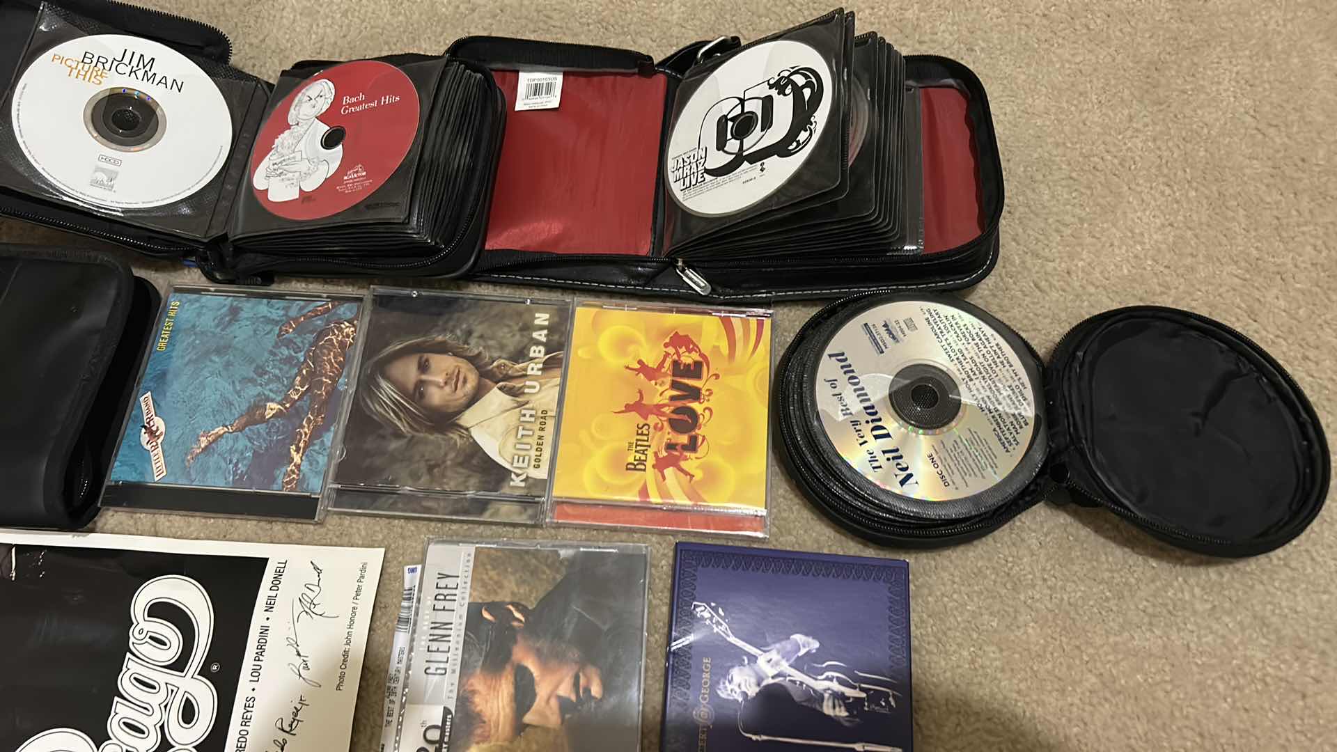 Photo 1 of MUSIC ASSORTMENT- SIGNED CHICAGO POSTER, CD’S AND MORE
