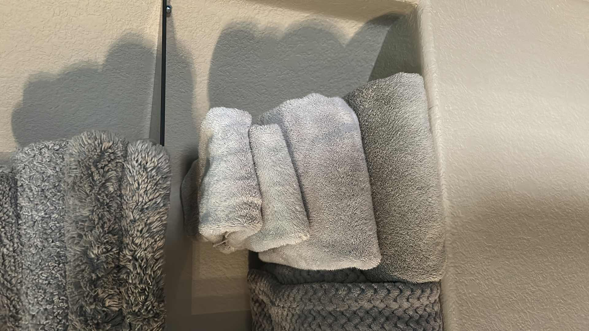 Photo 1 of GREY BATHROOM TOWELS AND RUGS