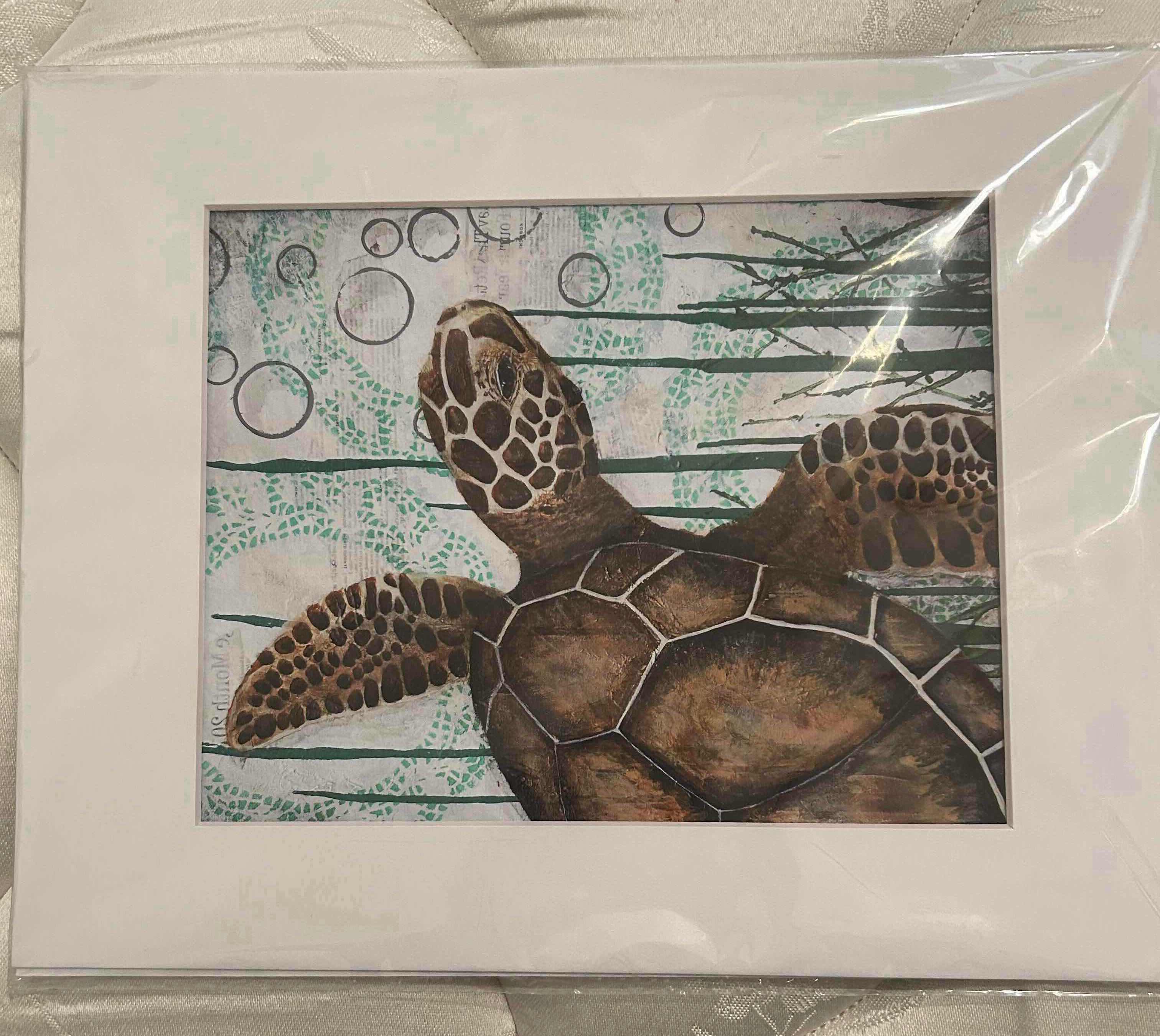 Photo 1 of UNFRAMED ARCHIVAL WATERCOLOR PAPER TITLE “PERSISTENCE “ 14” X 11”