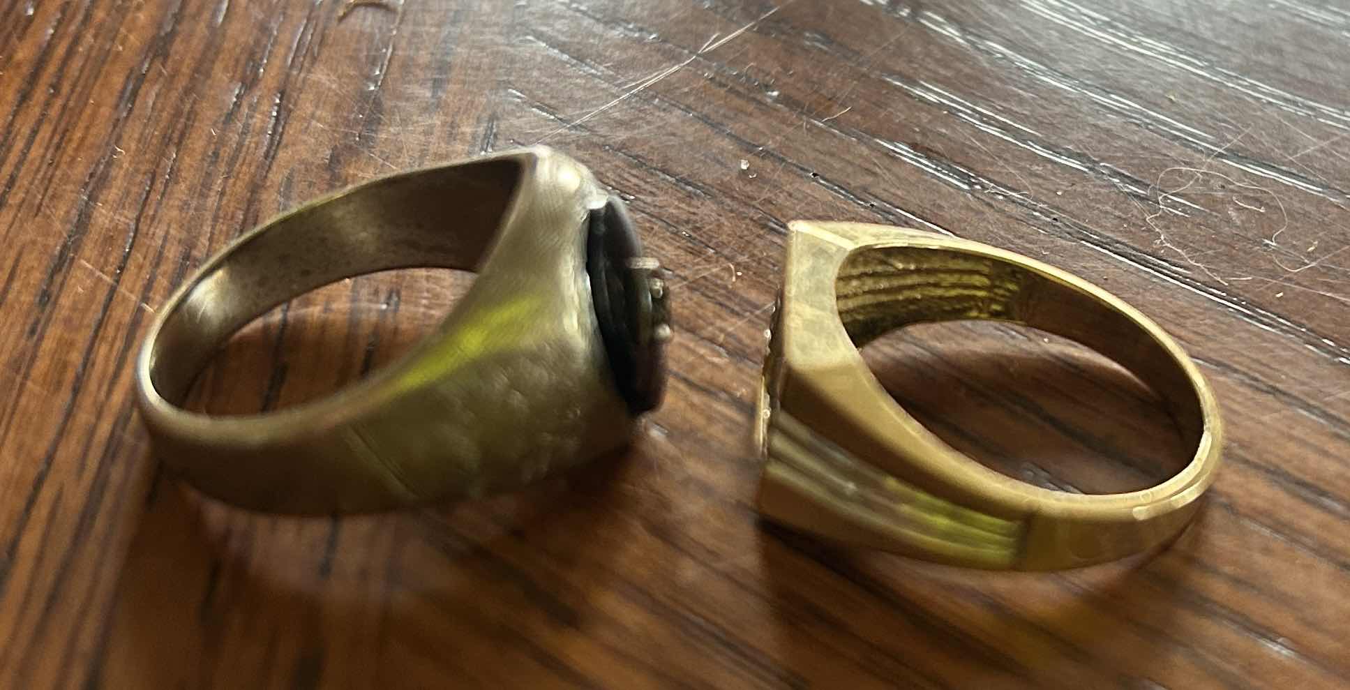 Photo 1 of 2 MENS 10K GOLD RINGS
