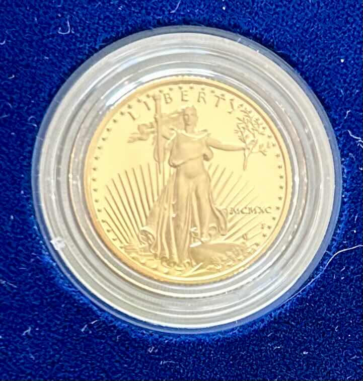 Photo 2 of AMERICAN EAGLE QUARTER OUNCE PROOF GOLD BULLION COIN