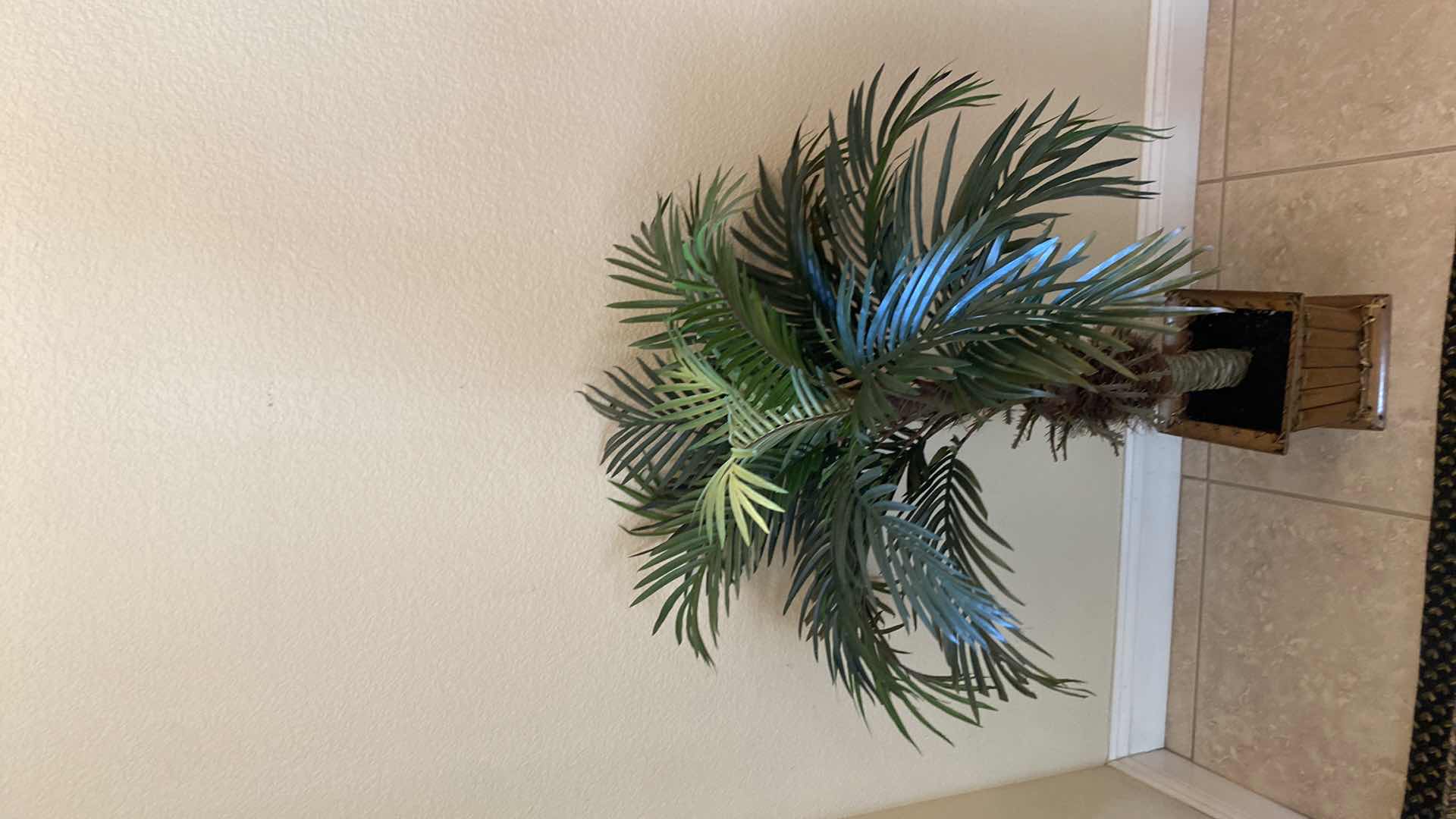 Photo 2 of FAUX PALM TREE H42”