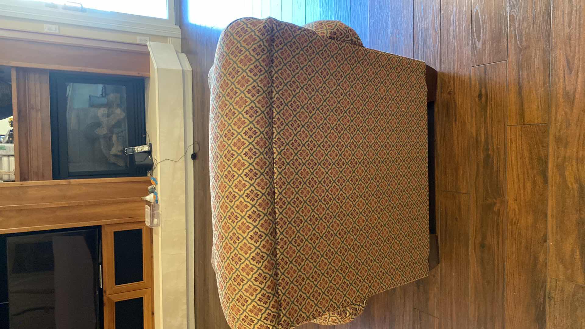 Photo 4 of LAZY BOY UPHOLSTERED CHAIR WITH ARM COVERS 38” x 37” H36”