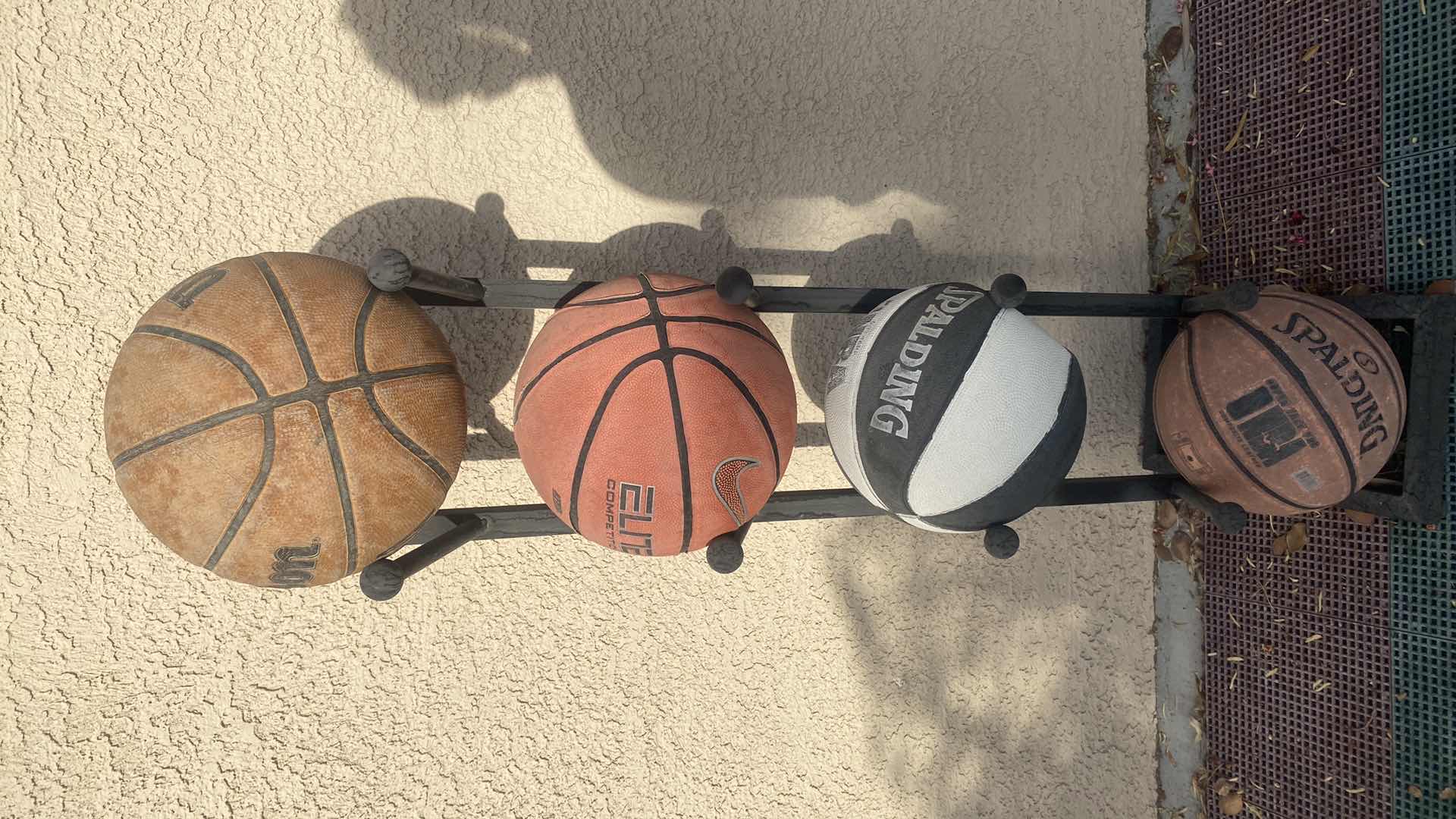 Photo 1 of BASKETBALLS WITH RACK