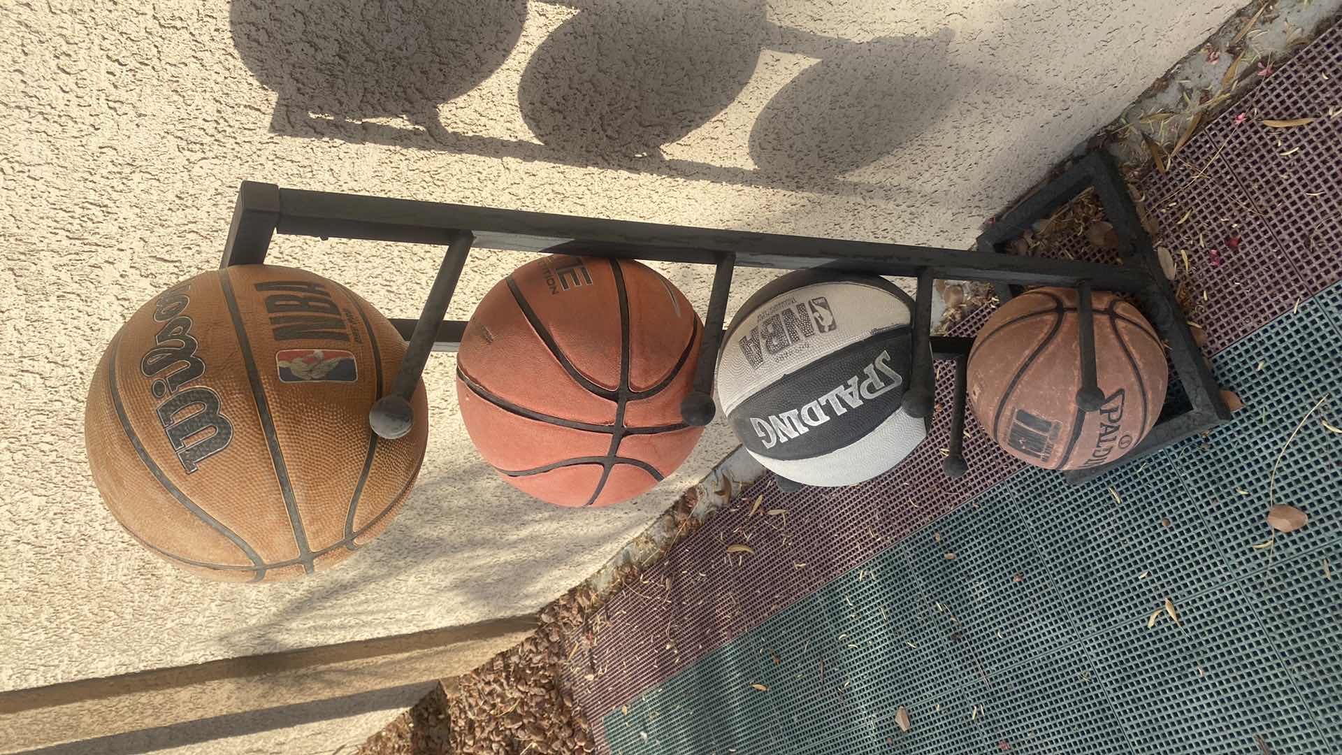 Photo 2 of BASKETBALLS WITH RACK