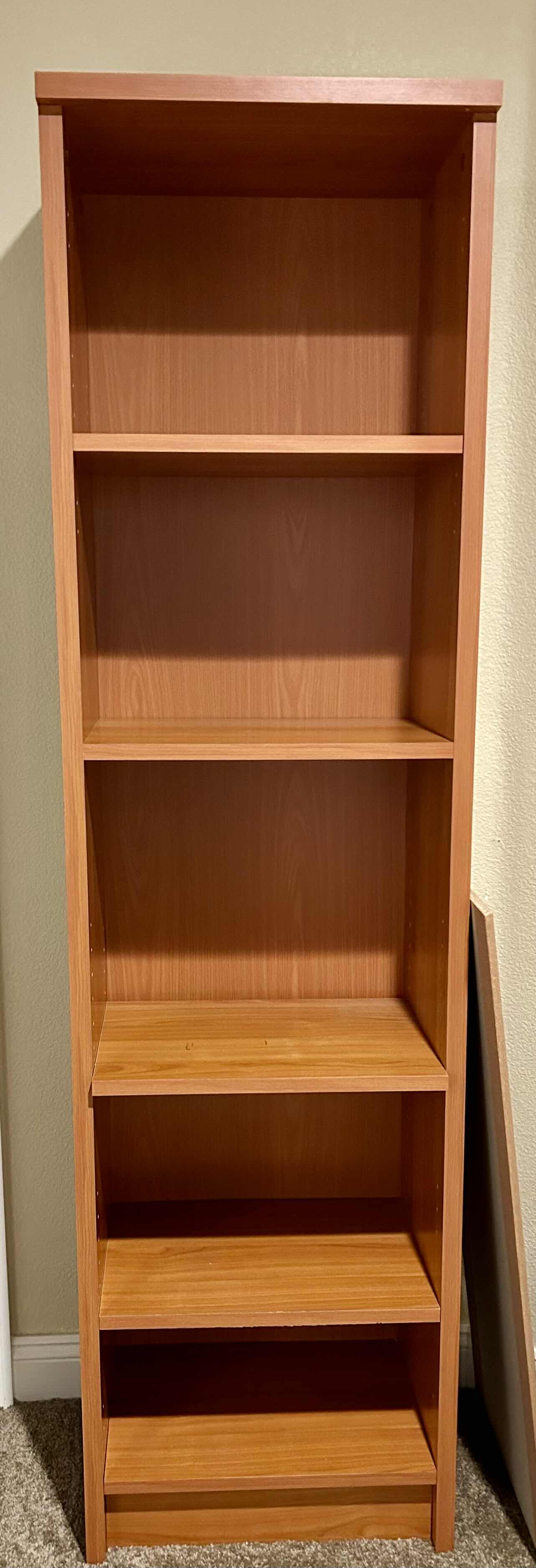 Photo 1 of 5 SHELF WOOD BOOKCASE 18.5”X 12” X H71”