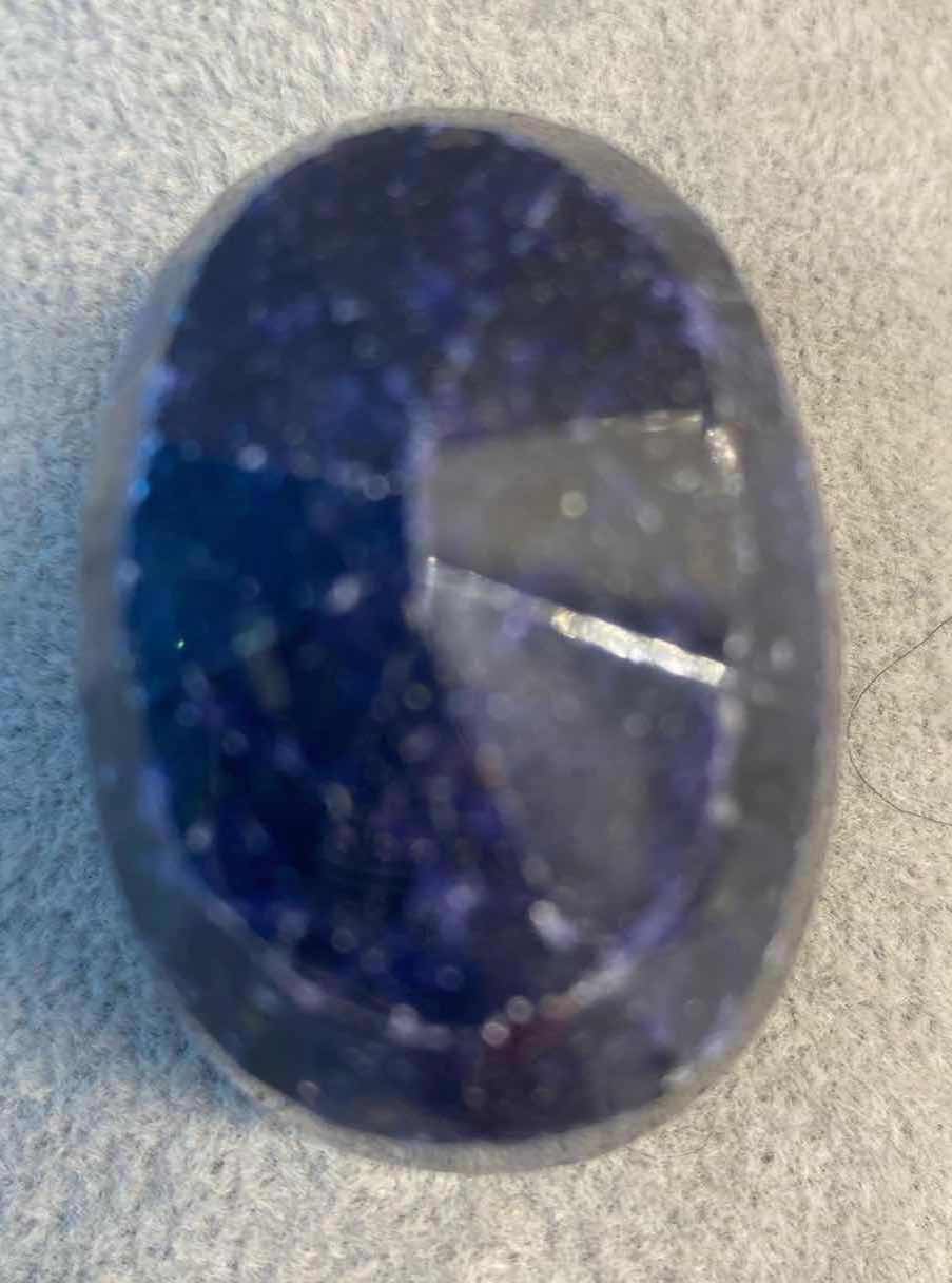 Photo 1 of  BLUE SAPPHIRE  (CORUNDUM) OVAL FACETED 342.5 cts GEMSTONE GLA CERTIFIED 031813