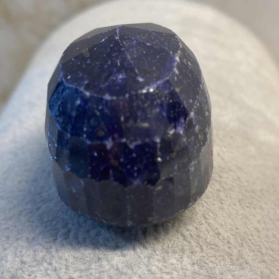 Photo 3 of  BLUE SAPPHIRE  (CORUNDUM) OVAL FACETED 342.5 cts GEMSTONE GLA CERTIFIED 031813