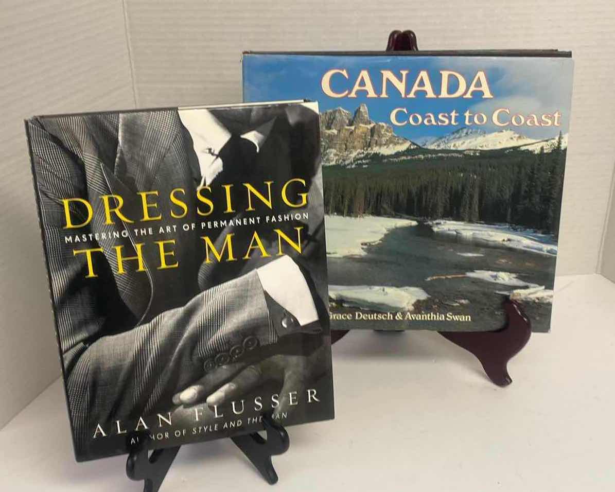 Photo 1 of 2-COFFEE TABLE BOOKS CANADA COAST TO COAST & DRESSING THE MAN