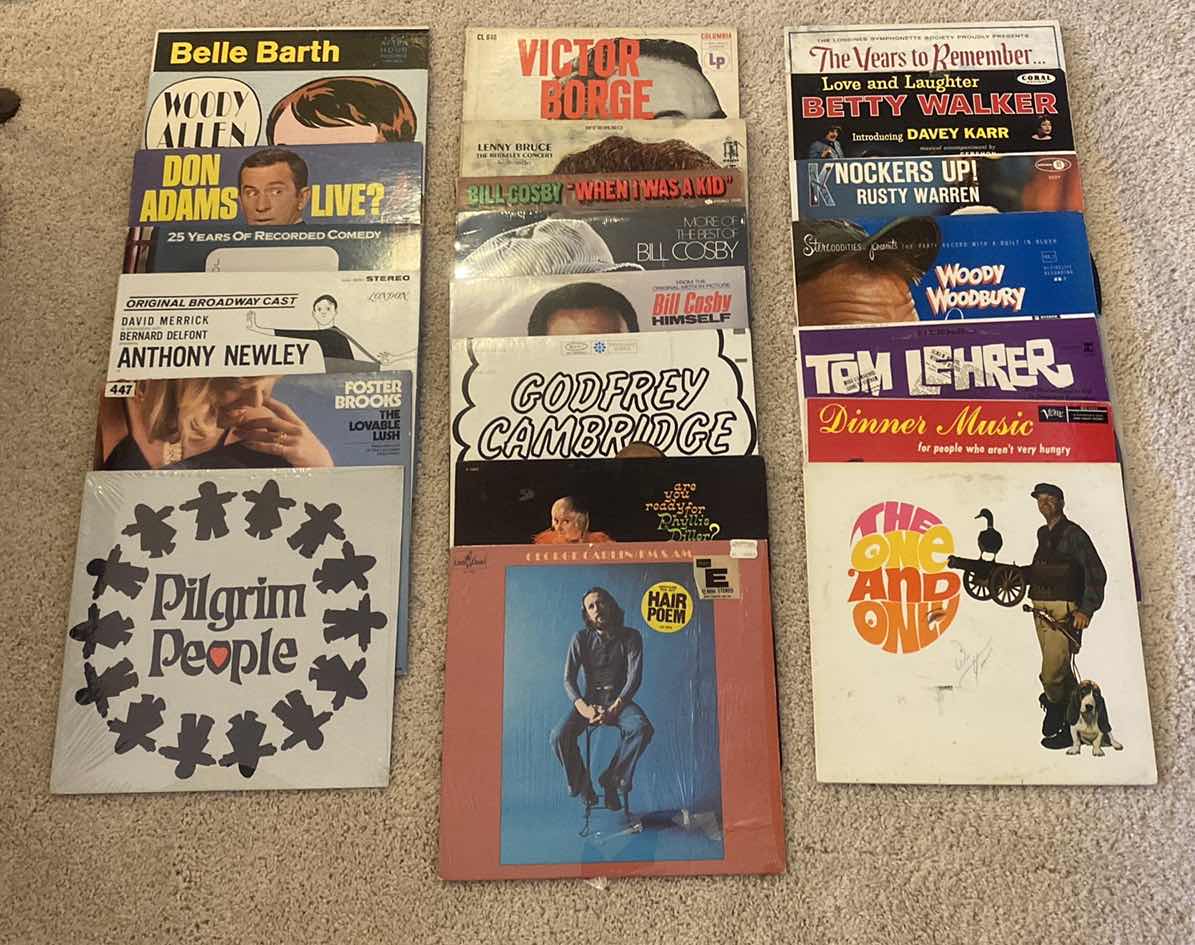 Photo 1 of 22 VINYL RECORDS COMEDY VARIOUS ARTISTS