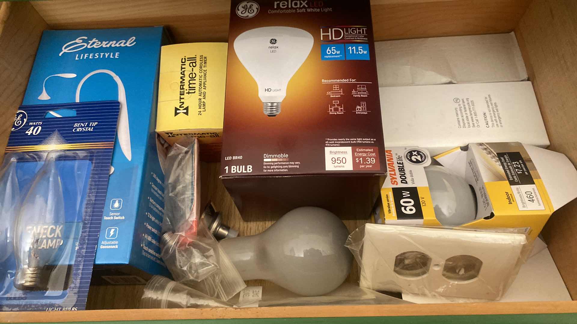 Photo 1 of 3 DRAWERS OF LIGHT BULBS