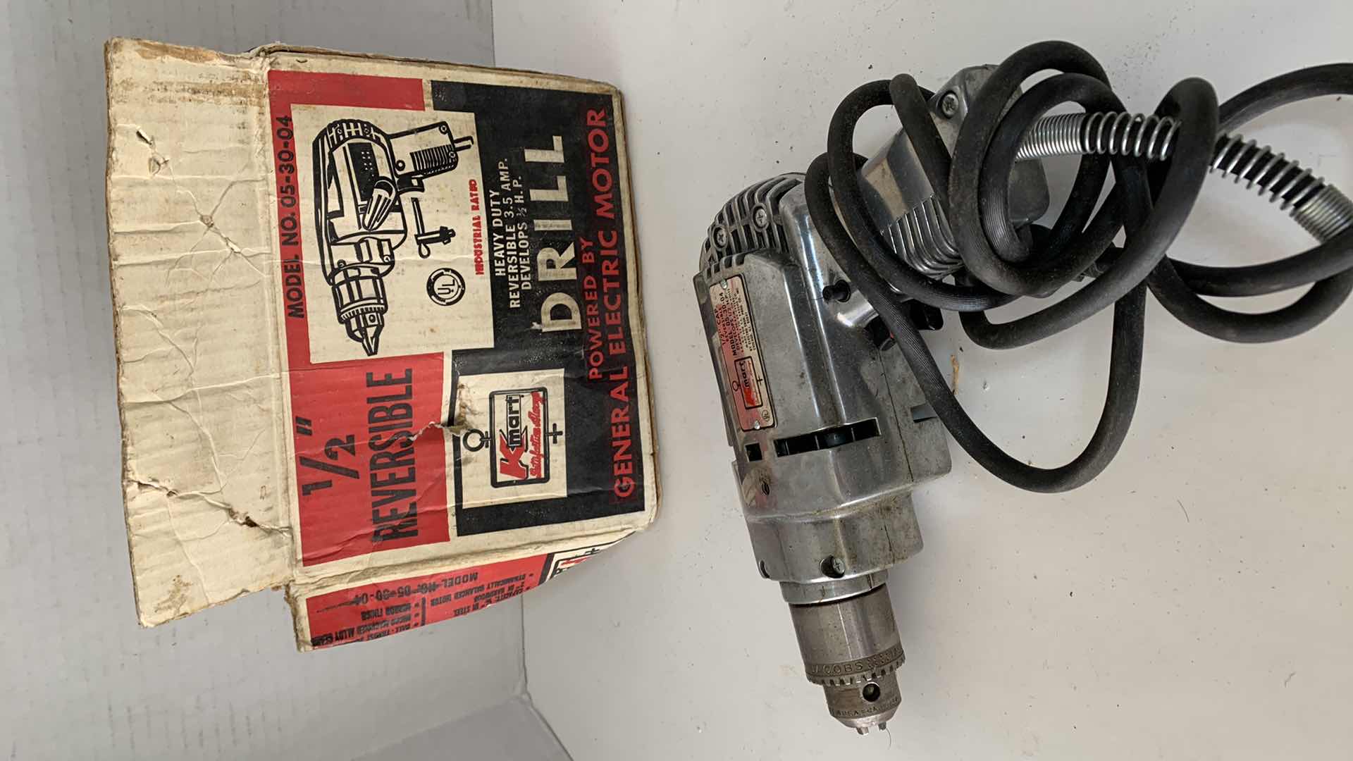 Photo 1 of VINTAGE KMART 1/2” REVERSIBLE DRILL