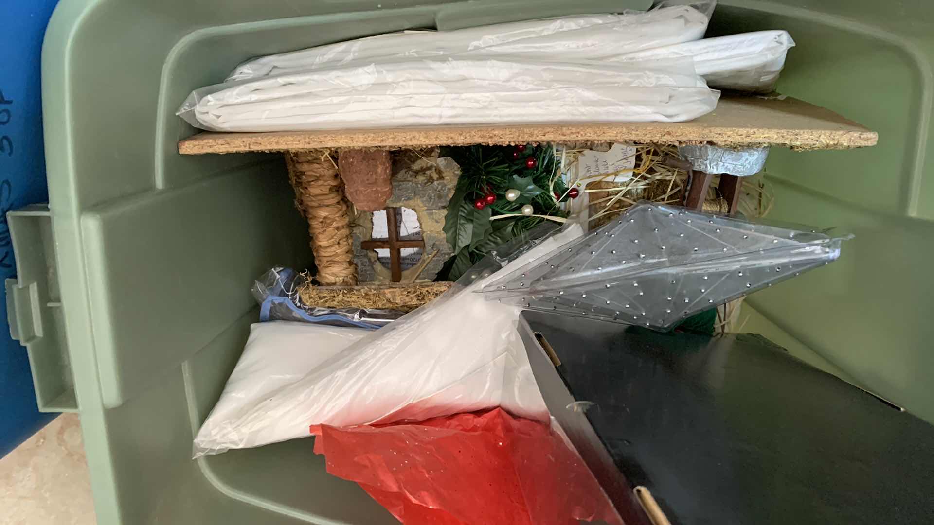 Photo 2 of 2-TUBS & 1 BOX OF CHRISTMAS DECORATIONS 