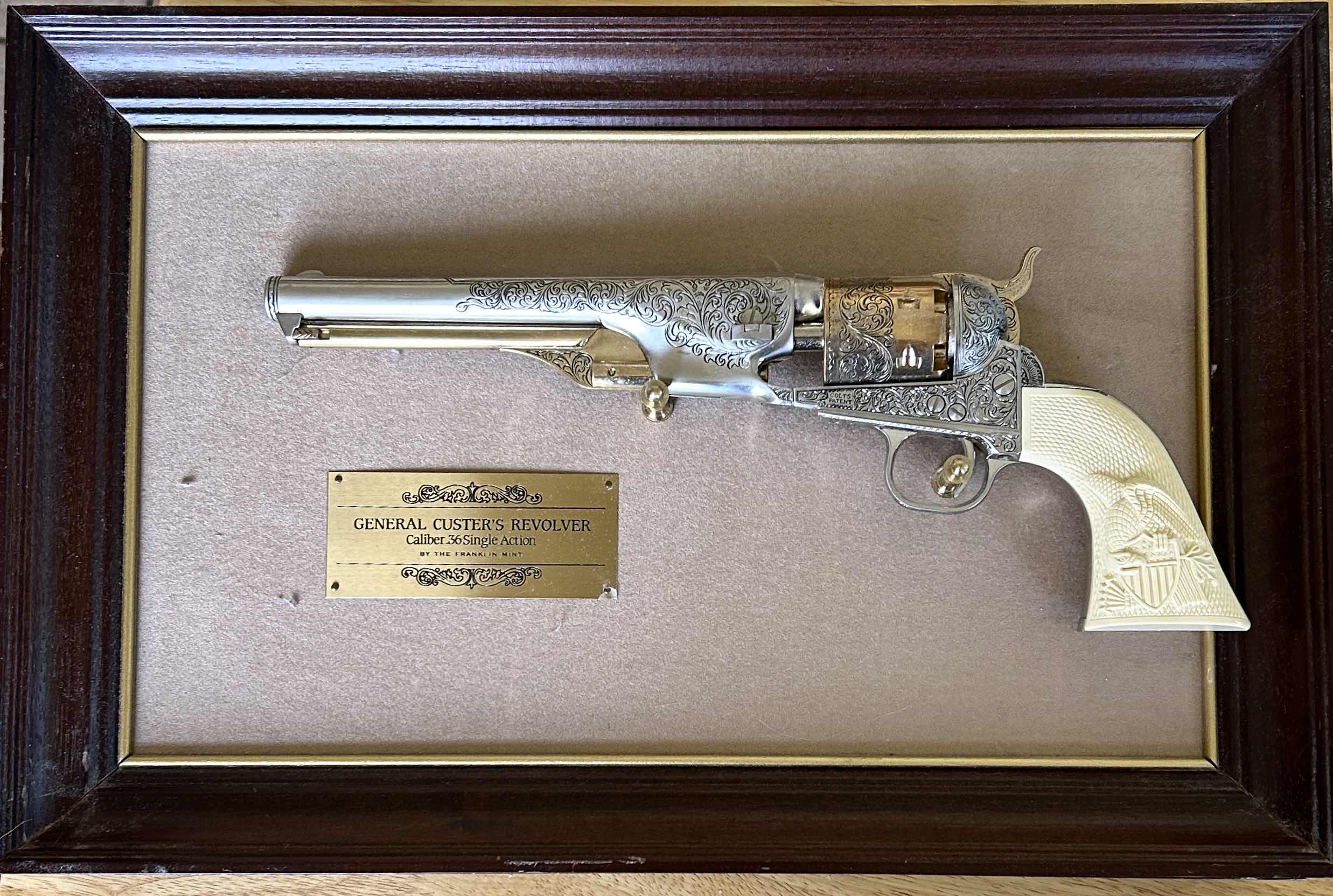 Photo 1 of FRANKLIN MINT REPLICA GENERAL CUSTER’S REVOLVER