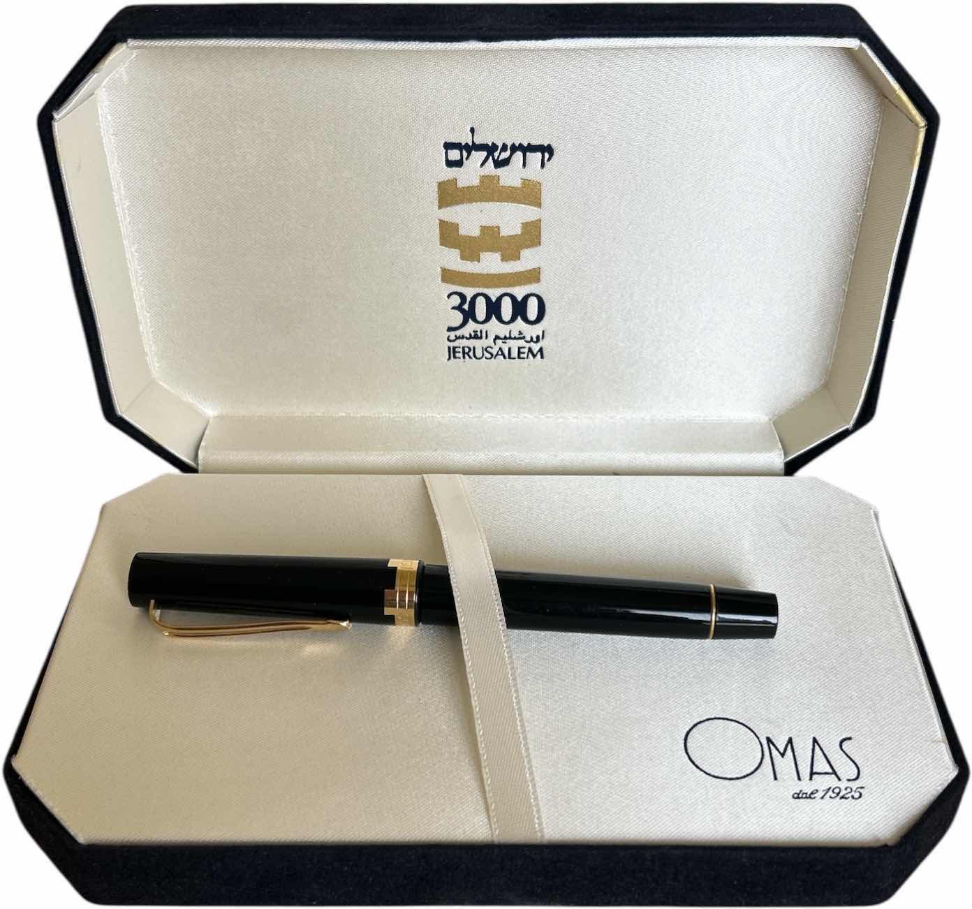Photo 1 of OMAS JERUSALEM 3000 BALLPOINT PEN IN ORIGINAL BOX