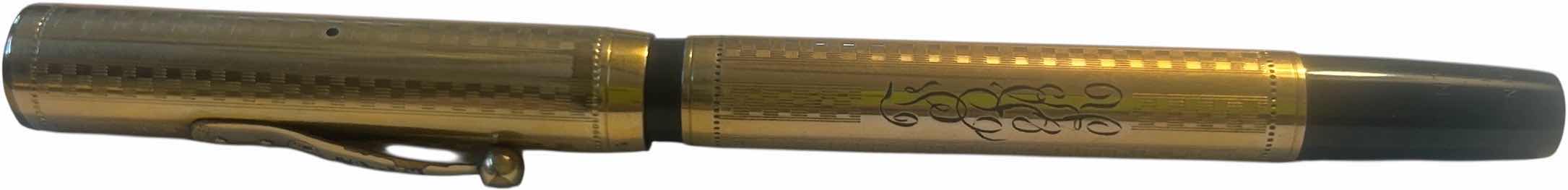 Photo 1 of VINTAGE WATERMAN 552 1/2 FOUNTAIN PEN, FEATURING A SOLID 14K GOLD OVERLAY