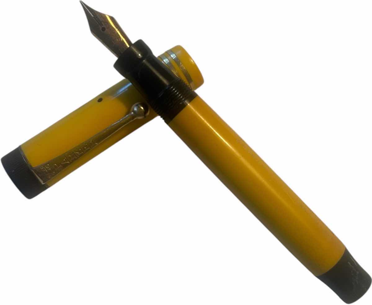 Photo 1 of  VINTAGE PARKER LUCKY CURVE #6 HARD RUBBER EYEDROPPER PEN