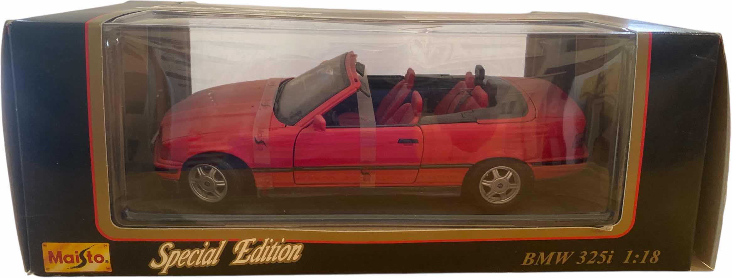 Photo 1 of MAISTO SPECIAL EDITION 1993 BNW 325i CONVERTIBLE IN BOX 1:18