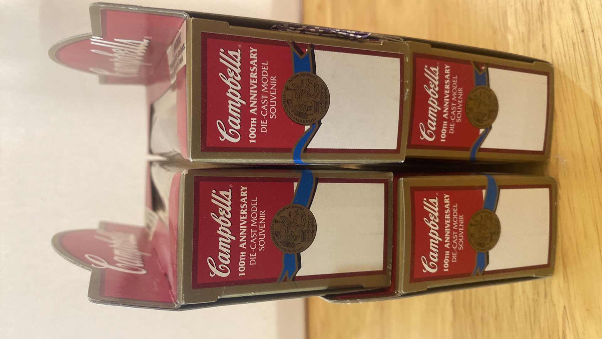Photo 1 of 4 - CAMPBELL’s 100th ANNIVERSARY DIE CAST MODEL SOUVENIRS IN BOXES
