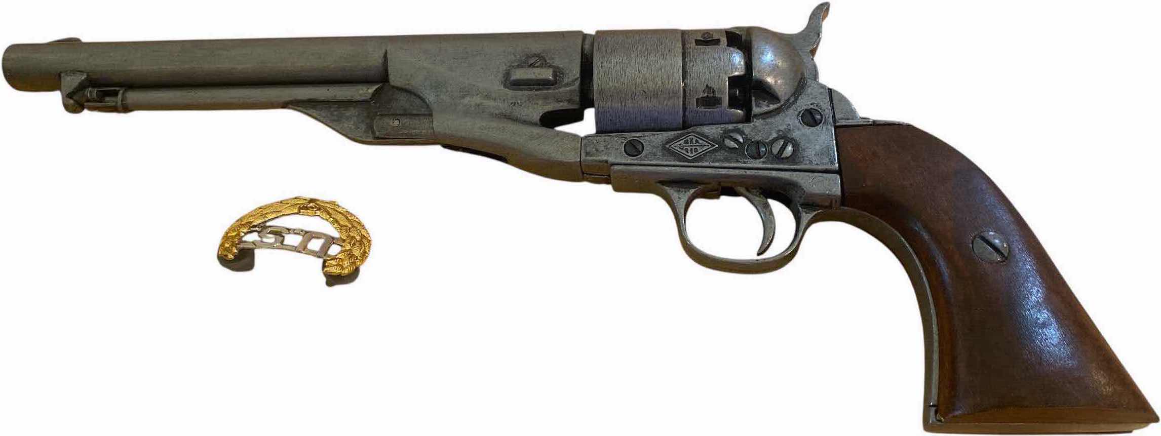Photo 1 of DENIX AMERICAN CIVIL WAR ARMY B REVOLVER 1860 REPLICA