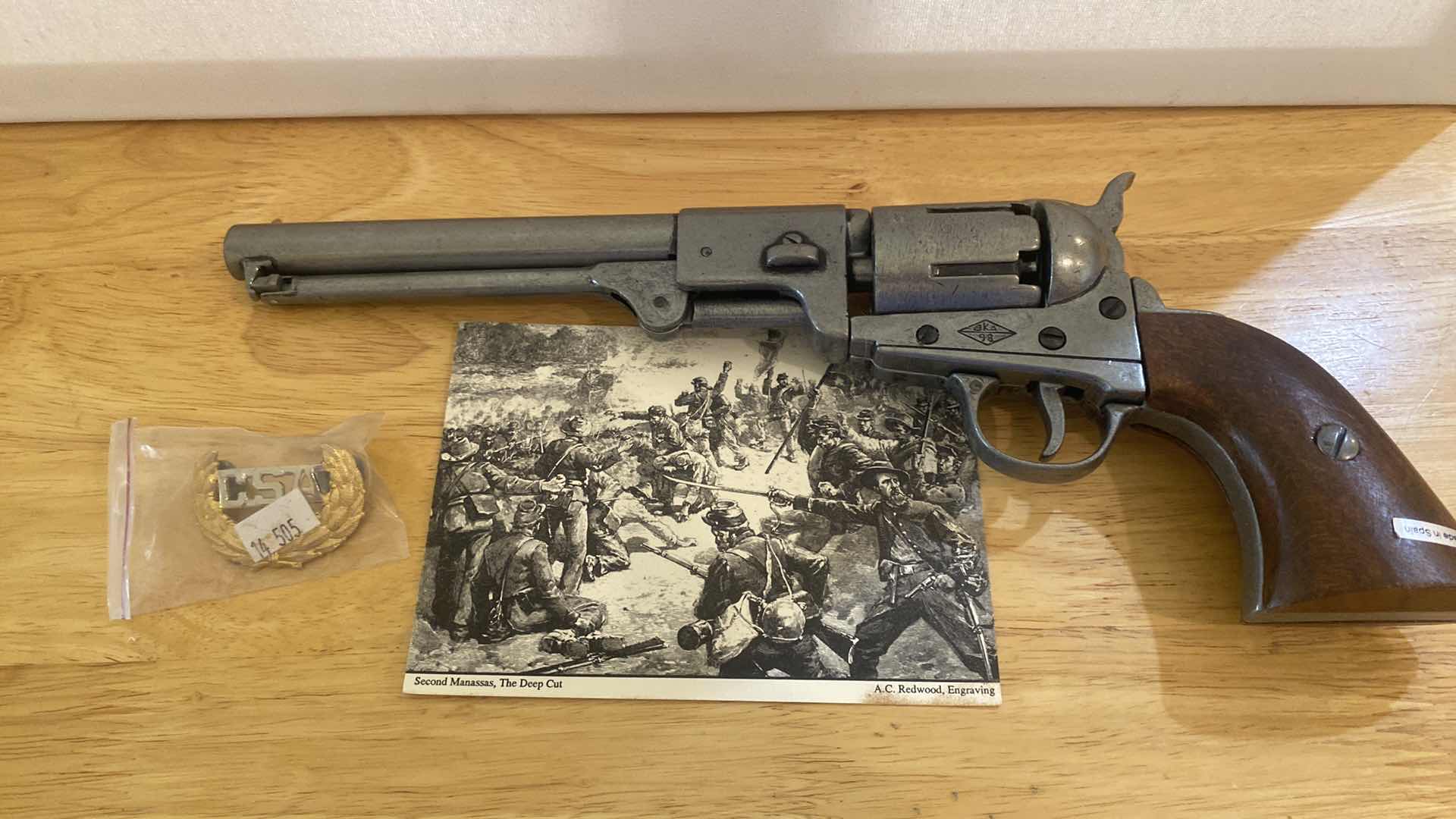 Photo 1 of DENIX AMERICAN CIVIL WAR ARMY B REVOLVER 1860 REPLICA