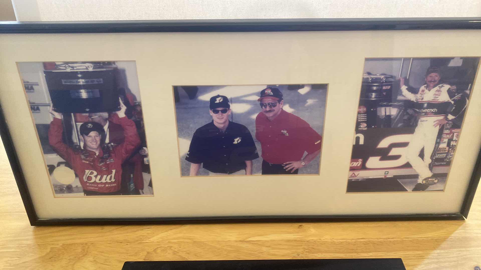 Photo 1 of 7 - DALE EARNHARDT JR.COLLECTIBLES - CARS CARDS FRAMED PHOTOS 21 1/2” X 10”