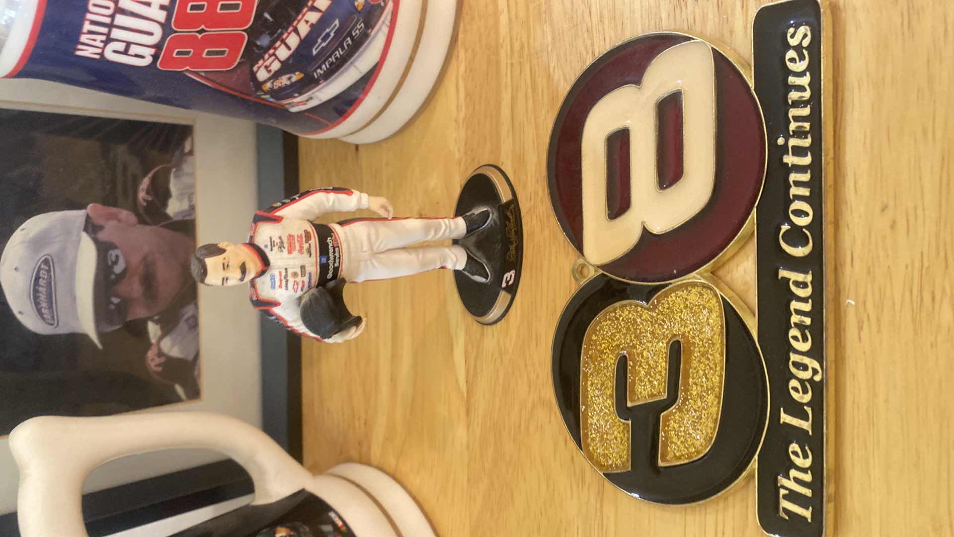 Photo 1 of 6 - DALE EARNHARDT JR.COLLECTIBLES - MUGS BEARS & MORE FRAMED PHOTO 8 1/2” x 10 1/2”