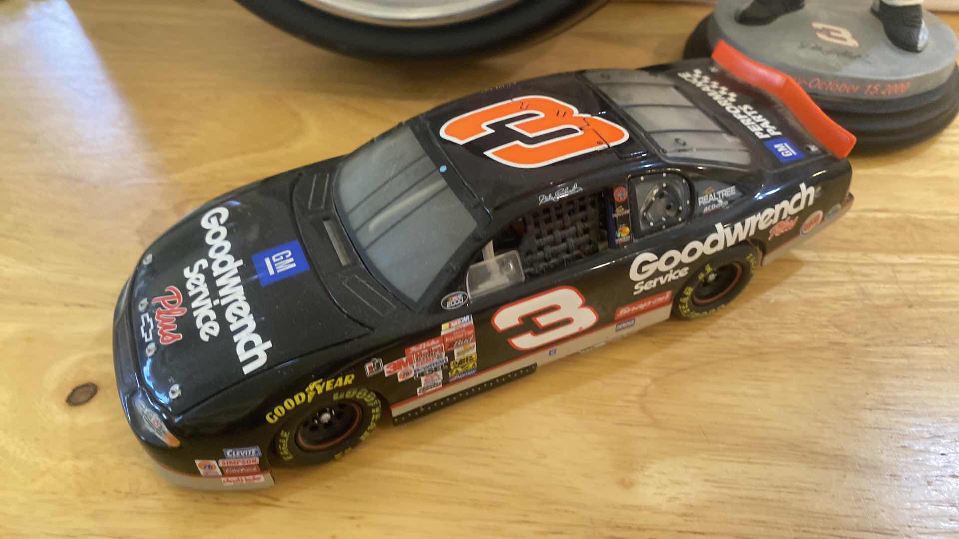 Photo 1 of 3 - DALE EARNHARDT JR. COLLECTABLES - CLOCK  9” FIGURINE H9” & CAR