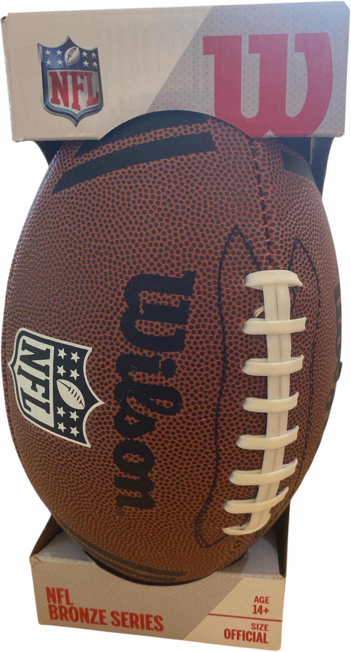 Photo 1 of NEW NFL BRONZE SERIES WILSON FOOTBALL