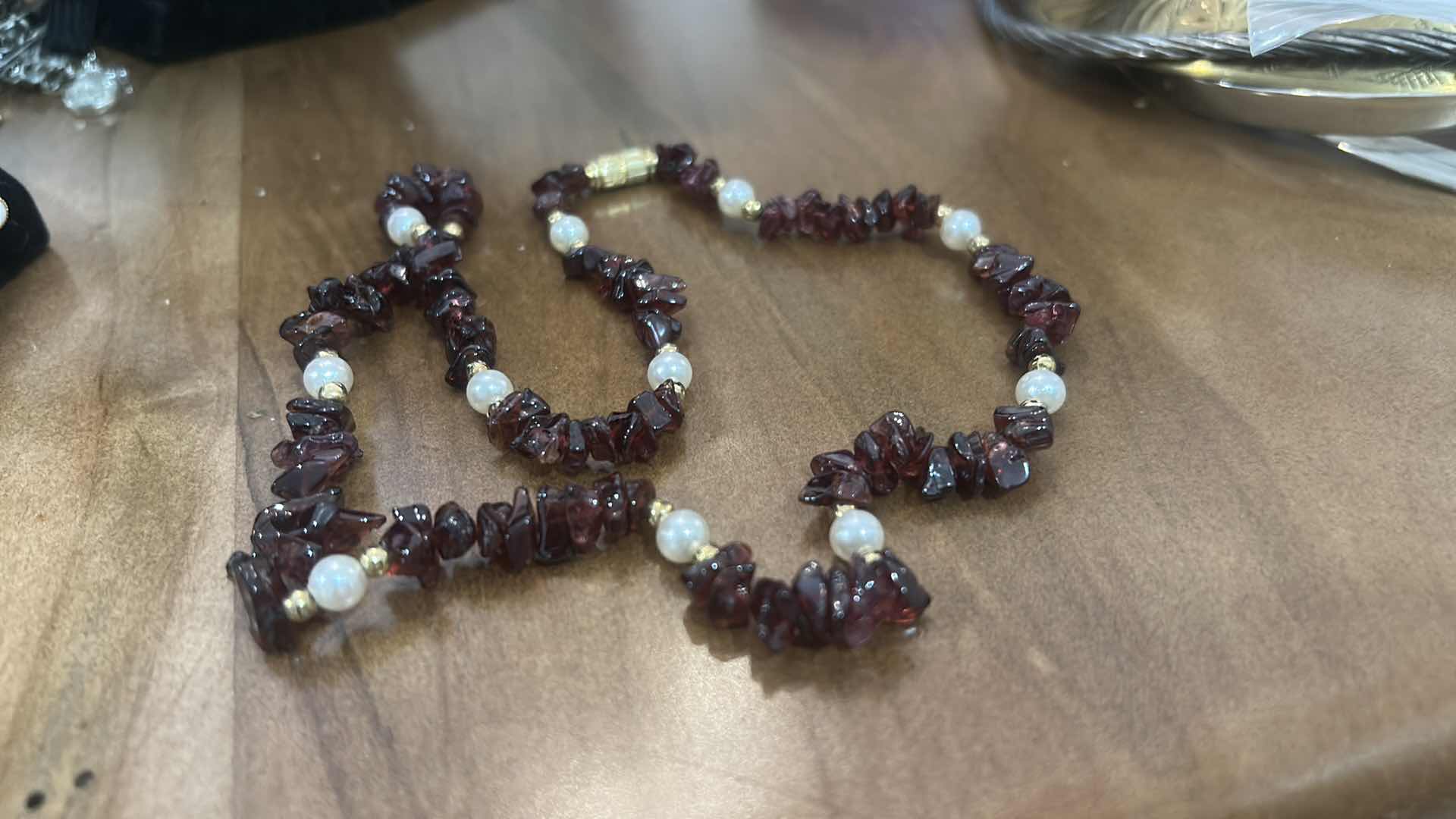 Photo 1 of 3 VINTAGE NECKLACES (.925 CLASP ON PEARLS)