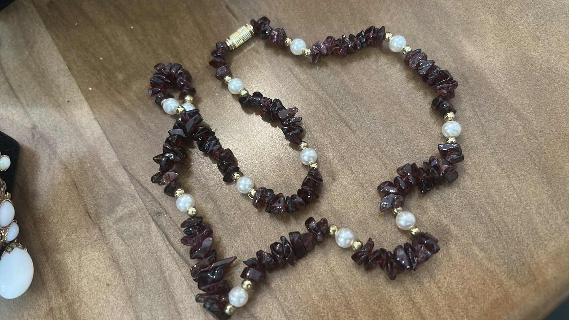 Photo 1 of 3 VINTAGE NECKLACES (.925 CLASP ON PEARLS)