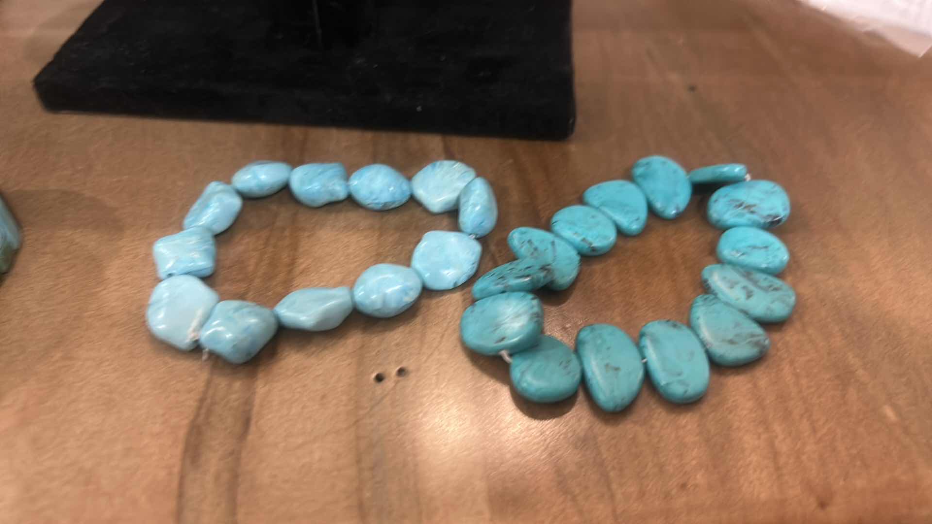 Photo 1 of 3 STRETCHY BRACELETS AND 2 PIERCED EARRINGS