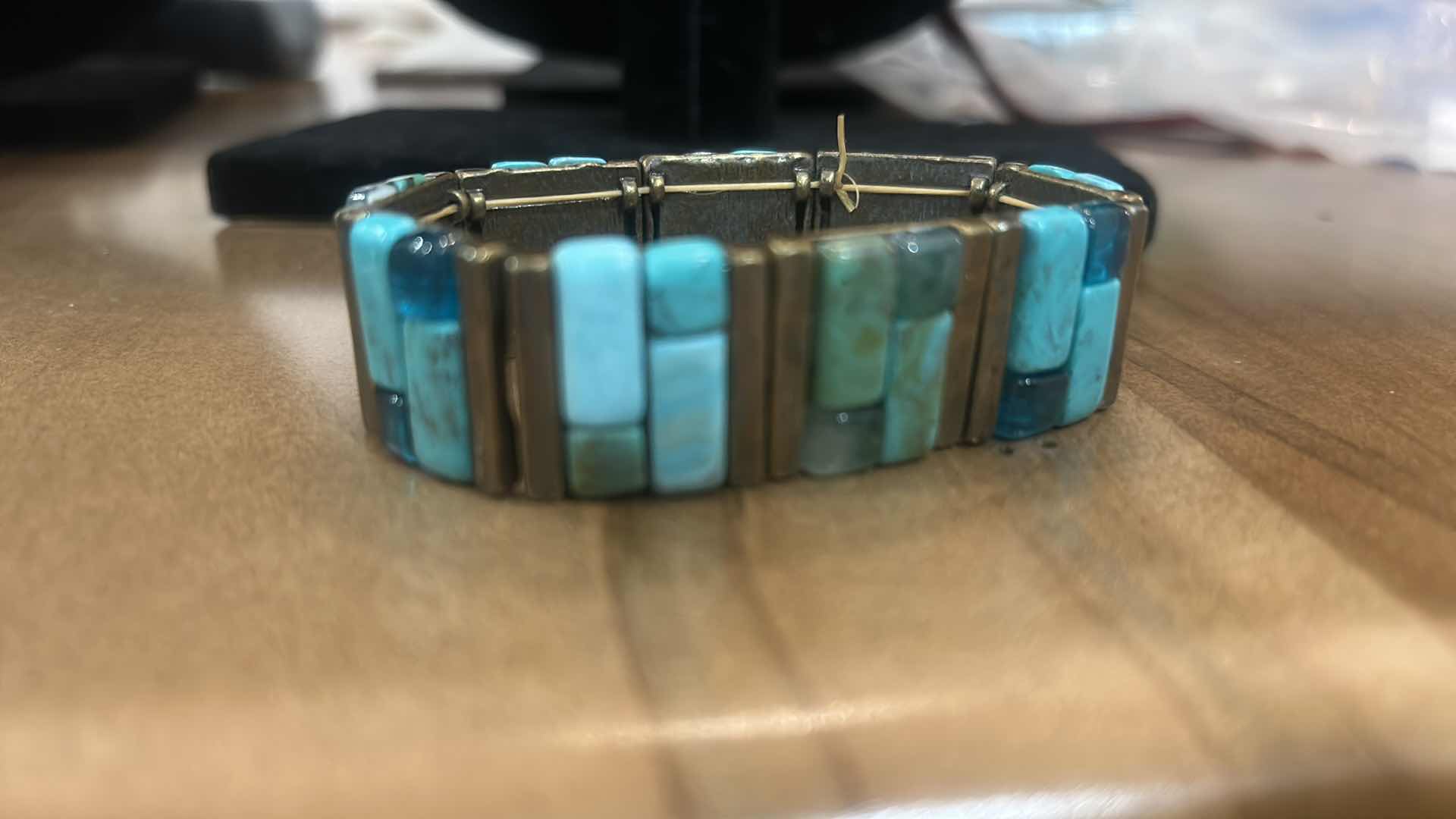 Photo 1 of 3 STRETCHY BRACELETS AND 2 PIERCED EARRINGS