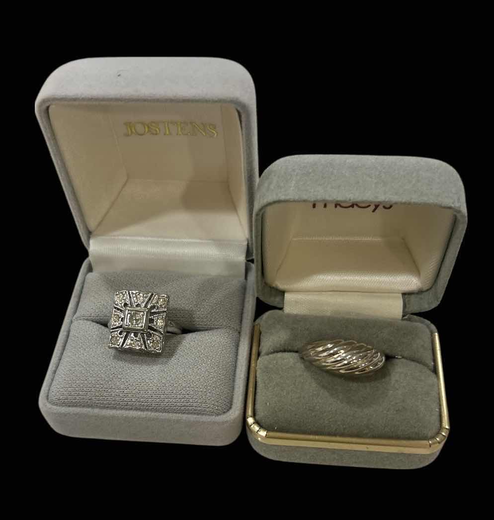 Photo 1 of 2 RINGS EST SIZE 6 / 6.5 14K & 18K ELECTROPLATED