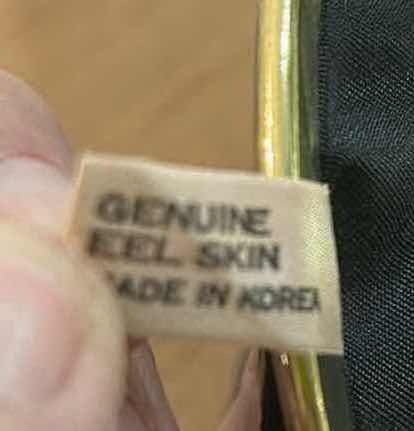 Photo 1 of BLACK EEL SKIN WALLET AND CHANGE PURSE